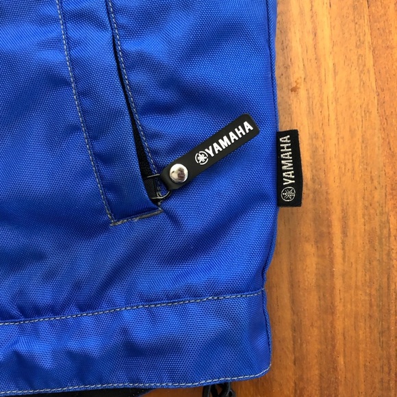 YAMAHA Motorcycle Blue & White Jacket with Removable Inner Liner Medium - Large - Picture 7 of 16